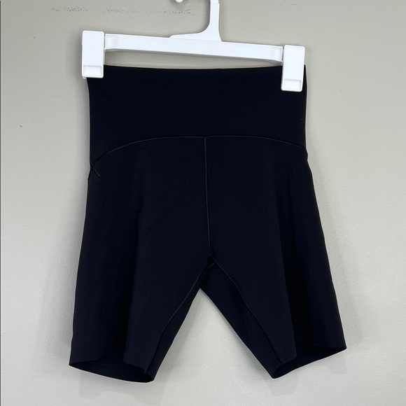 aerie Pants - Offline by Aerie Real Luxe Street Bike Shorts Black High Rise 7” Inseam Small